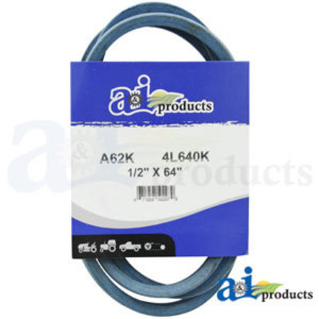A & I PRODUCTS Aramid Blue V-Belt (1/2" X 64" ) 9.5" x5" x1.5" A-A62K